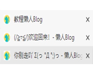 WordPress用户离开页面标题自动改变